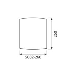 Аплик VIVALUX 0421 CATENA ∙ 5082 ∙ КВАДРАТ ∙ 260 X 260 ММ - Image 2