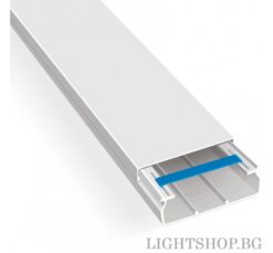 Бяло осветително тяло Lightex 100X40 за дома