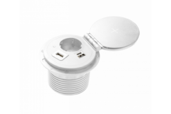 Бял контакт GTV LIGHTING Gtv RJ45 за електрическата мрежа