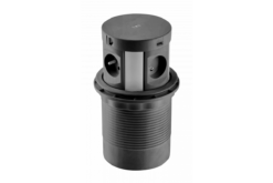 Черен контакт GTV LIGHTING Gtv 2XRJ45 за битова инсталация