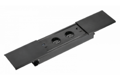 Черен контакт GTV LIGHTING Gtv RJ45 за дома и офиса