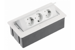 Бял контакт GTV LIGHTING Gtv за битова инсталация
