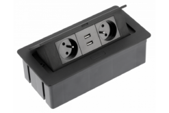 Черен контакт GTV LIGHTING Gtv за електрическата мрежа