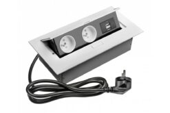 Бял контакт GTV LIGHTING Gtv 220-240V за електроинсталация
