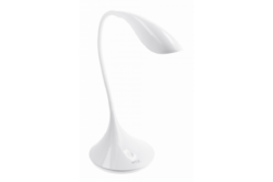 Бяла LED настолна лампа GTV LIGHTING Gtv за спалня