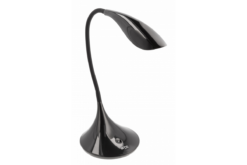 Черна LED настолна лампа GTV LIGHTING Gtv за спалня