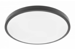 Черен LED плафон GTV LIGHTING Gtv 50/60 за баня