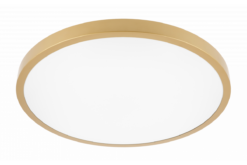Златен LED плафон GTV LIGHTING Gtv 50/60 за коридор