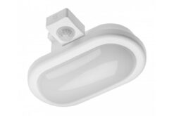 Бял LED плафон GTV LIGHTING Gtv 50/60 за външно осветление