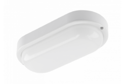 Бял LED плафон GTV LIGHTING Gtv 50/60 за външно осветление
