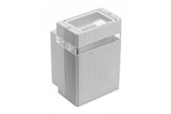 Сив фасаден аплик GTV LIGHTING Gtv за екстериорно осветление