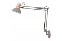 Сив аплик GTV LIGHTING Gtv 2157 за стенно осветление