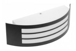 Черен фасаден аплик GTV LIGHTING Gtv 1XE27 за екстериорно осветление