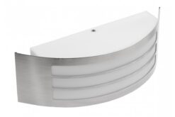 Сив фасаден аплик GTV LIGHTING Gtv 1XE27 за фасада и вход
