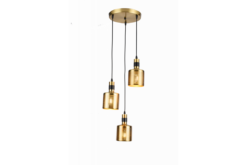 Черен полилей GTV LIGHTING Gtv 4680 за трапезария
