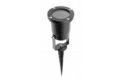 Черна градинска лампа GTV LIGHTING Gtv за фасада и вход