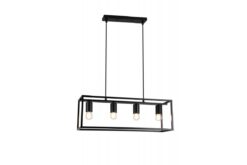 Черен полилей GTV LIGHTING Gtv DIU4 за хол