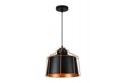 Черен полилей GTV LIGHTING Gtv 3512 за хол или трапезария