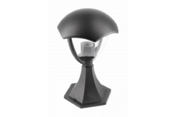 Черна градинска лампа GTV LIGHTING Gtv за екстериорно осветление