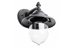 Черна градинска лампа GTV LIGHTING Gtv за екстериорно осветление