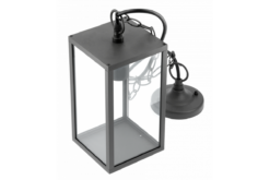 Черна градинска лампа GTV LIGHTING Gtv за градина и двор