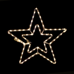 Бяло LED осветително тяло ACA Lighting Christmas X081811116 за осветление в дома