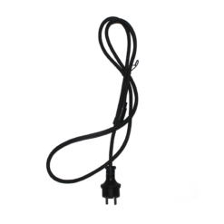 ACA LIGHTING CHRISTMAS XCONPLUG150 PLUG LEAD CABLE & CONNECTOR FOR MOTIF 2-WIRE ROPE LIGHT, IP44, 1.5m