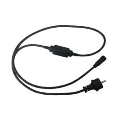 ACA LIGHTING CHRISTMAS XCONPLUGLED150 PLUG LEAD CABLE & CONNECTOR FOR MOTIF LED 2-WIRE ROPE LIGHT, IP44, 1.5m