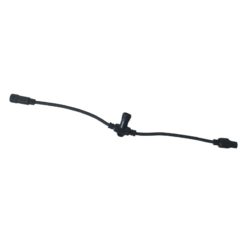 ACA LIGHTING CHRISTMAS XCONR1OUT CABLE CONNECTOR FOR MOTIF 2-WIRE ROPE LIGHT (1 TO 1), IP44, 0.5m