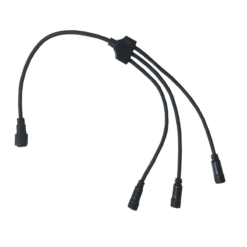ACA LIGHTING CHRISTMAS XCONR3OUT CABLE CONNECTOR FOR MOTIF 2-WIRE ROPE LIGHT (1 TO 3), IP44, 0.5m