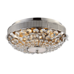 Кристален плафон ACA Lighting ROSE в обстановка на хол