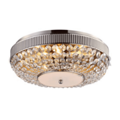 Кристален плафон ACA Lighting ROSE с кристал и стъкло