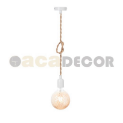 Винтидж пендел ACA Lighting ROPE VINTAGE - декоративно осветление за трапезария