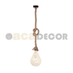 Винтидж пендел ACA Lighting ROPE VINTAGE - декоративно осветление за трапезария