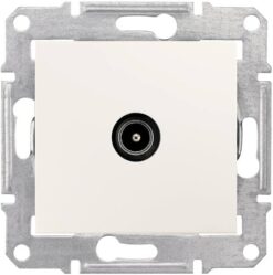 SCHNEIDER ELECTRIC SDN3201623 ТЕЛЕВИЗИОННА РОЗЕТКА SEDNA, 16А, КРЕМ
