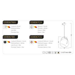 Пендел ACA Lighting AKANES в интериор на хол - декоративно осветление