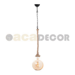 Винтидж пендел ACA Lighting ROPE VINTAGE за трапезария от марката
