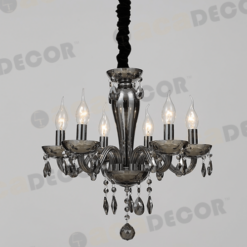 Кристален полилей ACA Lighting TULIA с кристал и стъкло