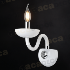 Аплик ACA Lighting LUNARIA със стъкло за спалня