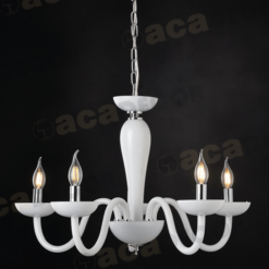 Полилей ACA Lighting LUNARIA със стъкло за хол