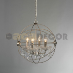 Пендел ACA Lighting CATANIA със стъкло за хол