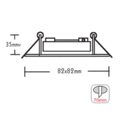 Осветително тяло ACA Lighting BS3167W - декоративно осветление за хол