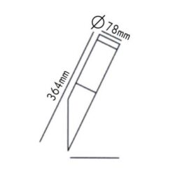 Фасаден аплик ACA Lighting LOOP в обстановка на фасада
