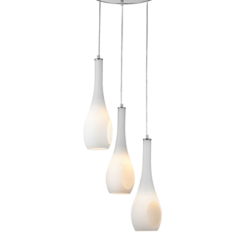Пендел ACA Lighting CAVE със стъкло за хол