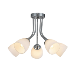 Плафон ACA Lighting REA със стъкло за хол