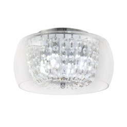 Кристален плафон ACA Lighting YVONNE с кристал и стъкло