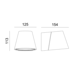 Аплик ACA Lighting G85441W с гипс в интериор на спалня