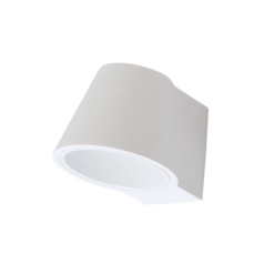 Аплик ACA Lighting G85441W с гипс за спалня