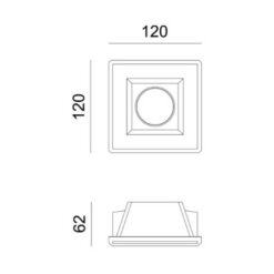 Осветително тяло ACA Lighting G90011C над хол - декоративно осветление