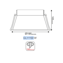 Осветително тяло ACA Lighting GL111W за хол в класически стил